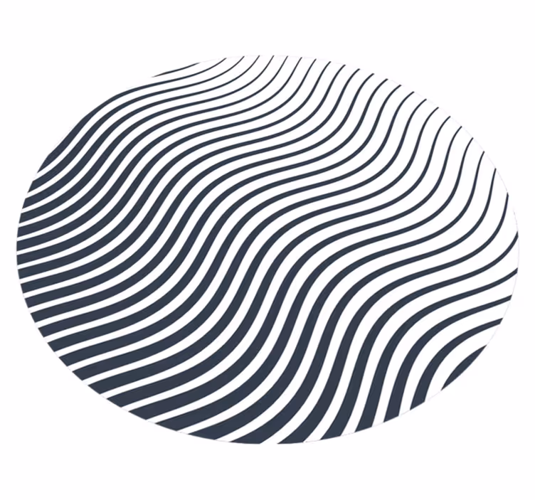 Minimalista vinilszőnyeg organikus vonalak - TenStickers