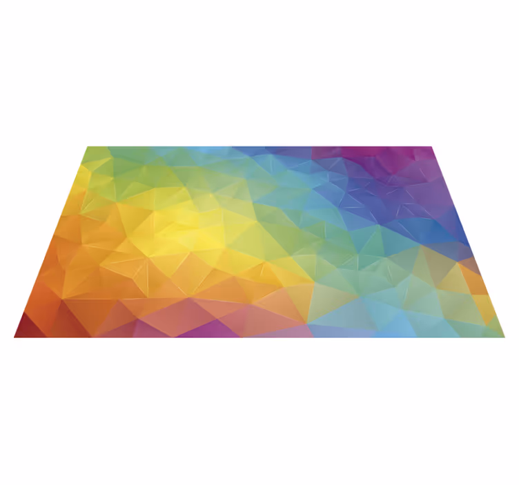Geometriai spektrum vinil szőnyeg geometriai - TenStickers