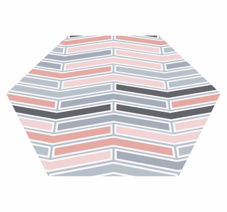 Geometriai lineáris minta vinil szőnyeg geometriai - TenStickers