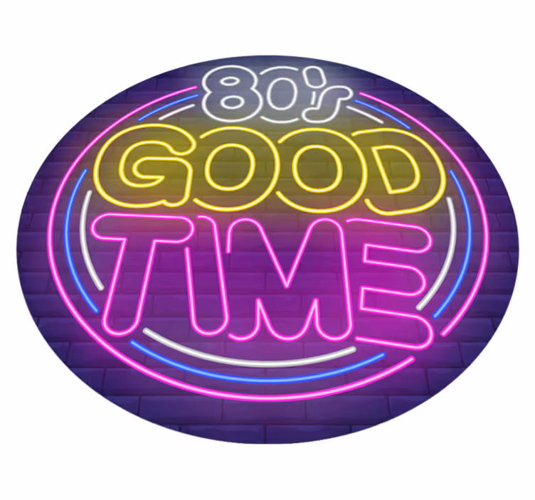 Vintage vinyl szőnyeg - 80-as évek jó ideje - TenStickers