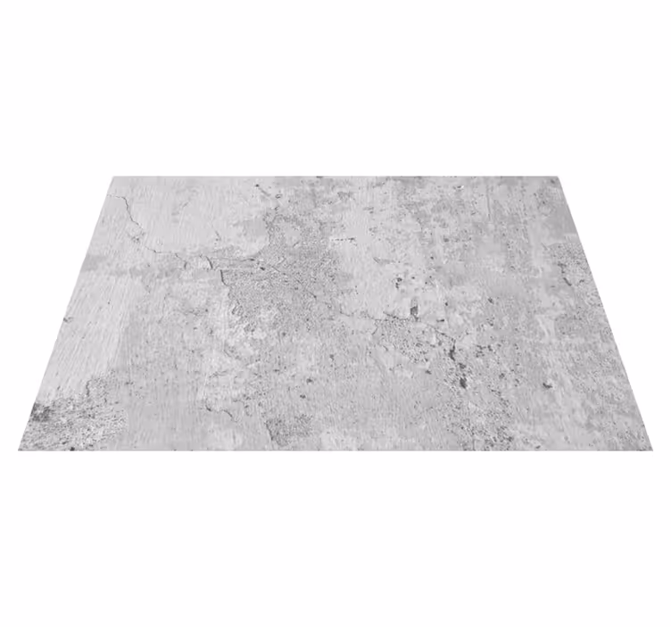Lenyűgöző fehér cement vinil szőnyeg - TenStickers