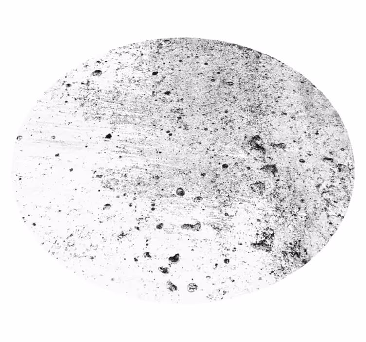 Felső szintű kerek cementhatású vinilszőnyeg - TenStickers