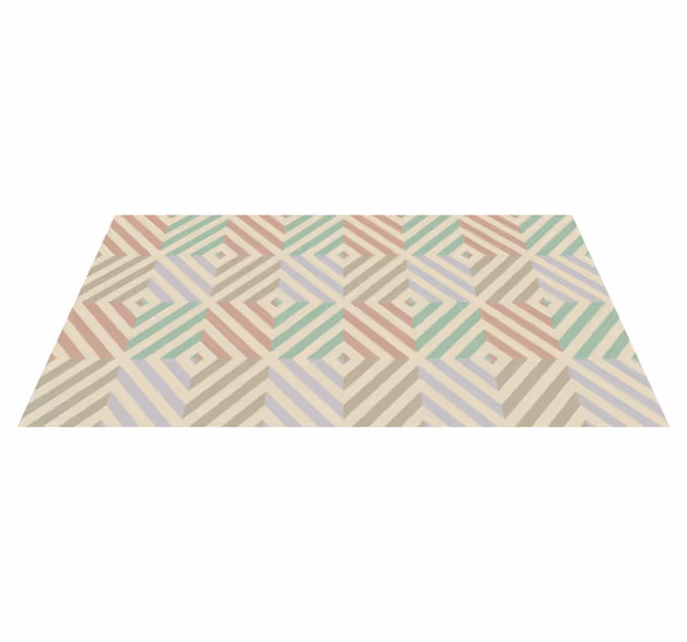 Geometriai harmónia vinil szőnyeg geometriai - TenStickers