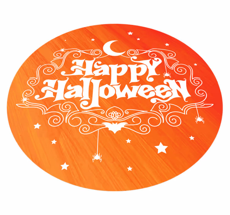 Halloween ünnepi körlevél vinil szőnyeg halloween - TenStickers