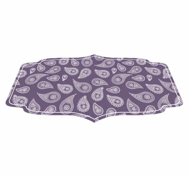 Paisley mandala motívum vinil szőnyeg mandala - TenStickers