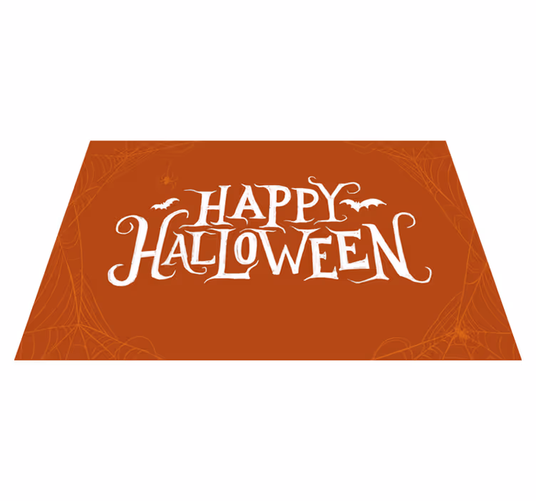 Halloween ünnepi üzenet vinil szőnyeg halloween - TenStickers