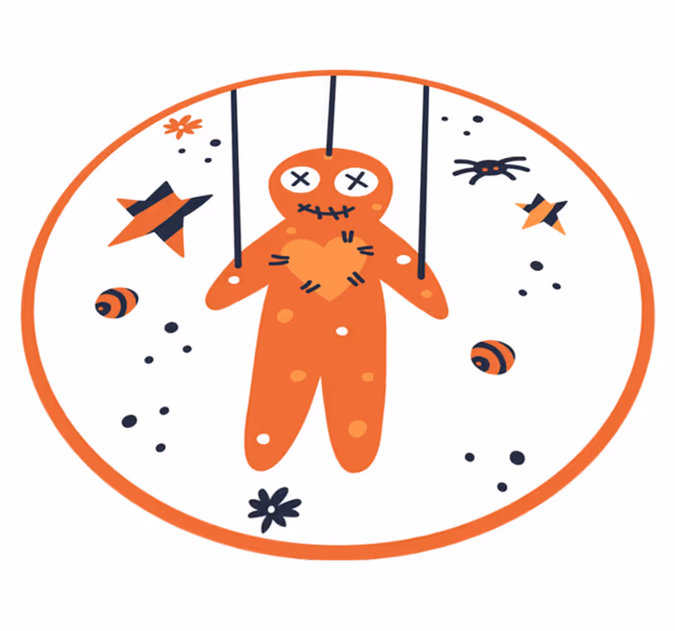 Halloween mézeskalács vinil szőnyeg halloween - TenStickers