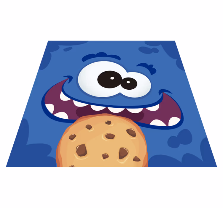 Süti szörny öröm vinil szőnyeg gyerekek - TenStickers