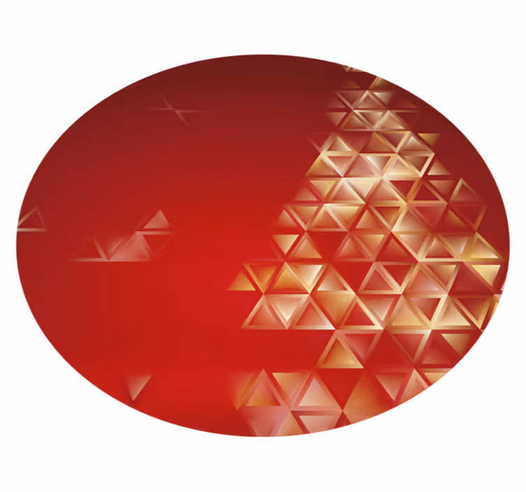 Geometriai ombre gömb vinil szőnyeg geometriai - TenStickers
