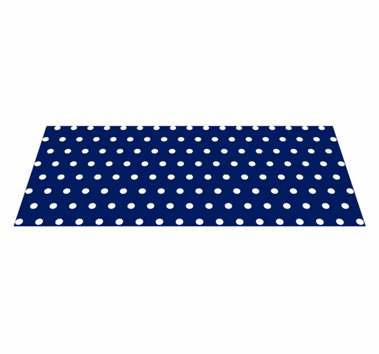 Pöttyös dekor vinil szőnyeg minimalista - TenStickers