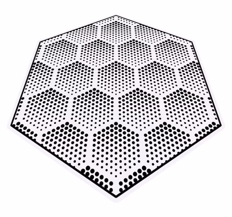 Pont figurák geometriai szőnyegek - TenStickers