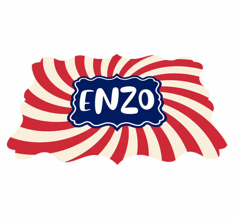 Cirkusz névre szabott szőnyeggel - TenStickers