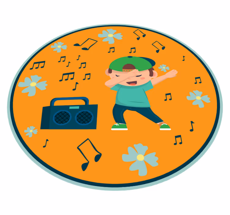 Gyermektánc képei vinil szőnyeg gyerekek - TenStickers