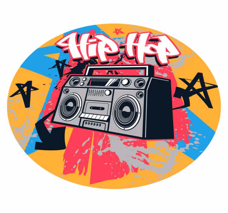 Hip-hop táncos hálószoba szőnyeg - TenStickers