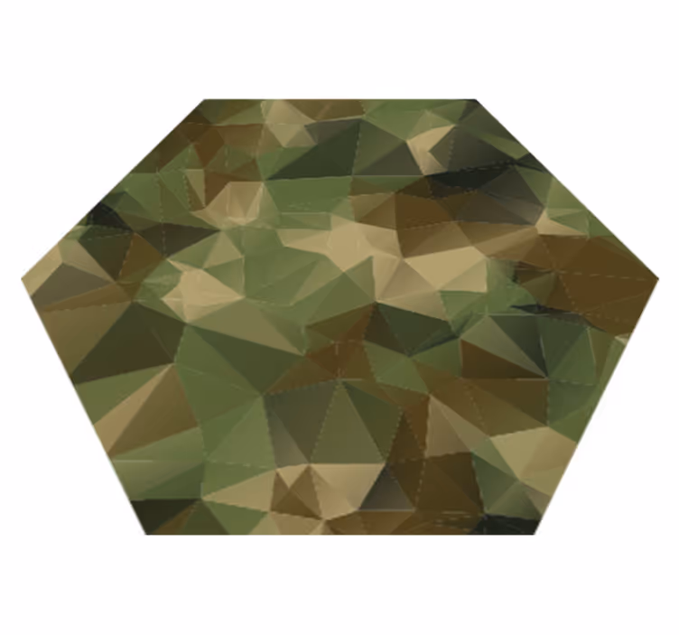 Geometrikus mintázatú hatszög vinil szőnyeg geometriai - TenStickers