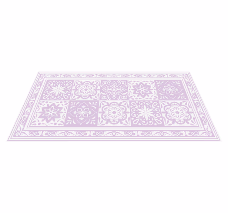 Mandala elegancia vinil szőnyeg fürdő esetében - TenStickers