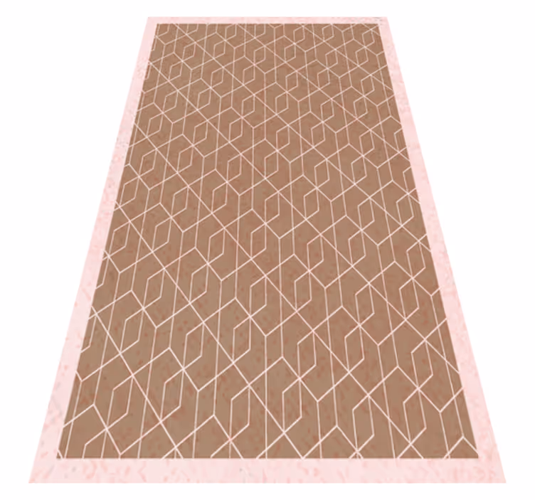 Geometriai egyszerűség vinil szőnyeg geometriai - TenStickers