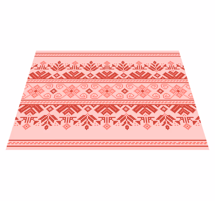 Etnikai díszítő minta vinil szőnyeg mandala - TenStickers