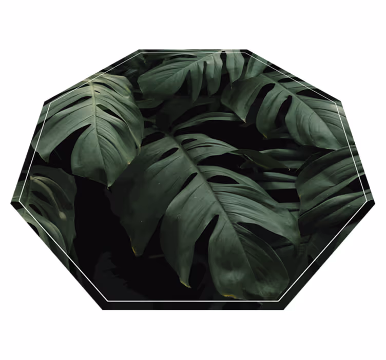 Monstera elhagyja a virágszőnyeget - TenStickers