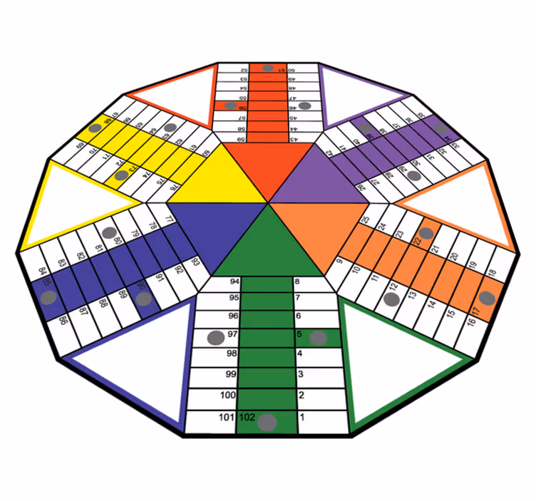 Oktatási játéktábla vinil szőnyeg Játékok - TenStickers