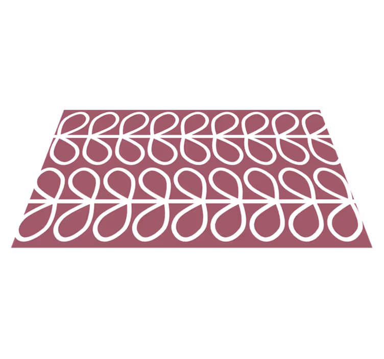 Absztrakt leveles minta vinil szőnyeg geometriai - TenStickers