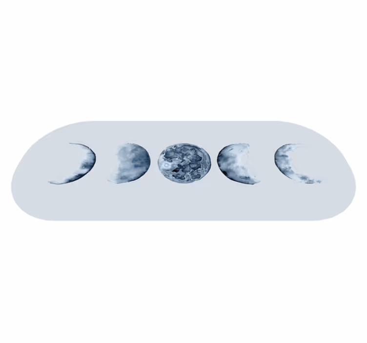Holdfázis sorozat vinil szőnyeg természet - TenStickers