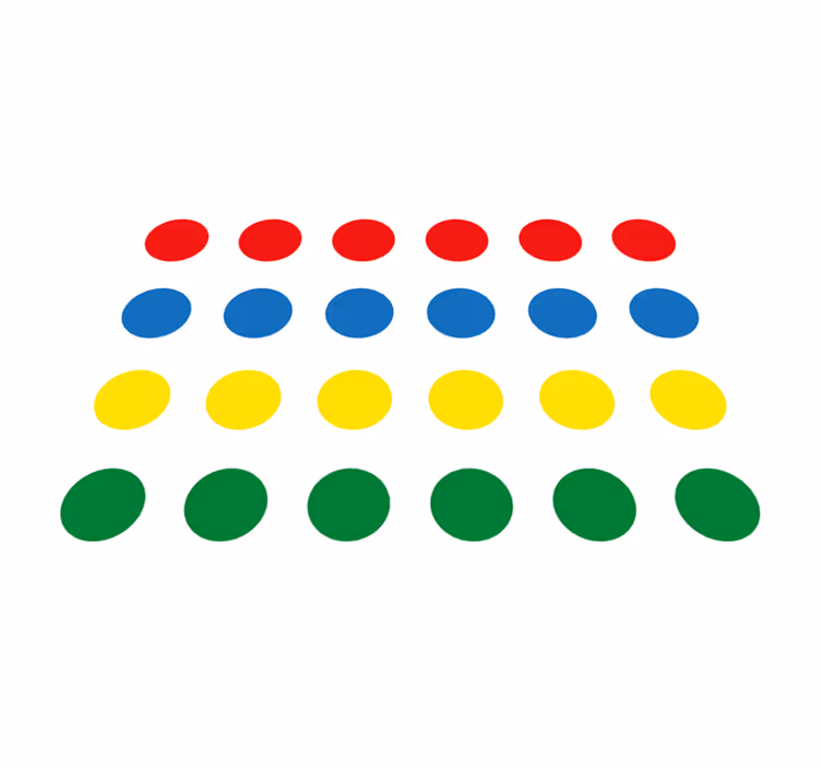 Vinil szőnyeg twister játék gyerekeknek - TenStickers