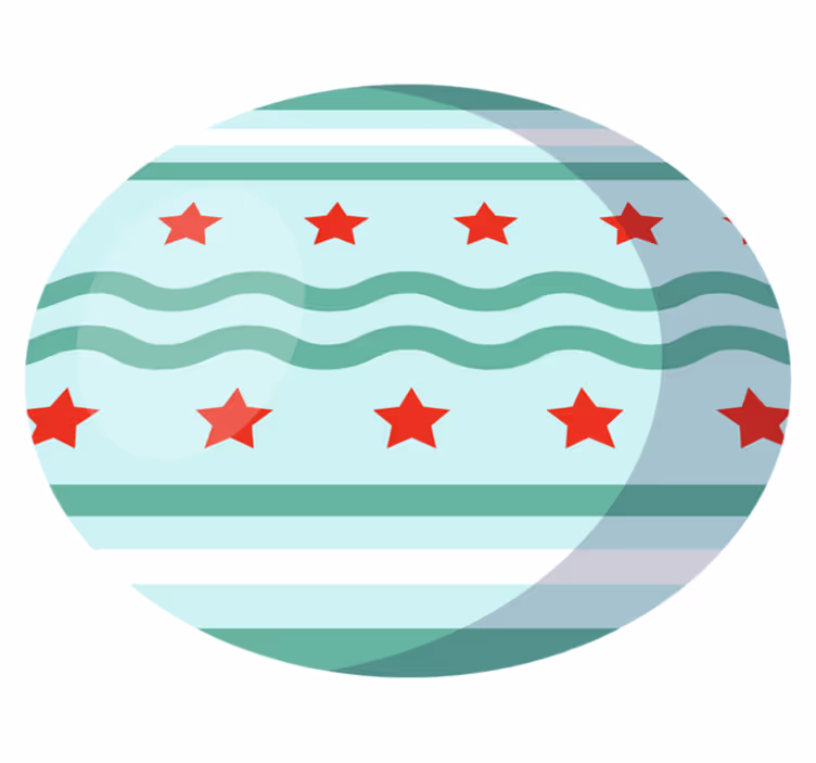 Vízi csillag motívum vinil szőnyeg csillagok - TenStickers