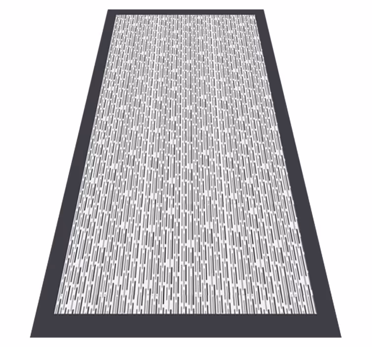 Monokróm geometriai vinil szőnyeg geometriai - TenStickers