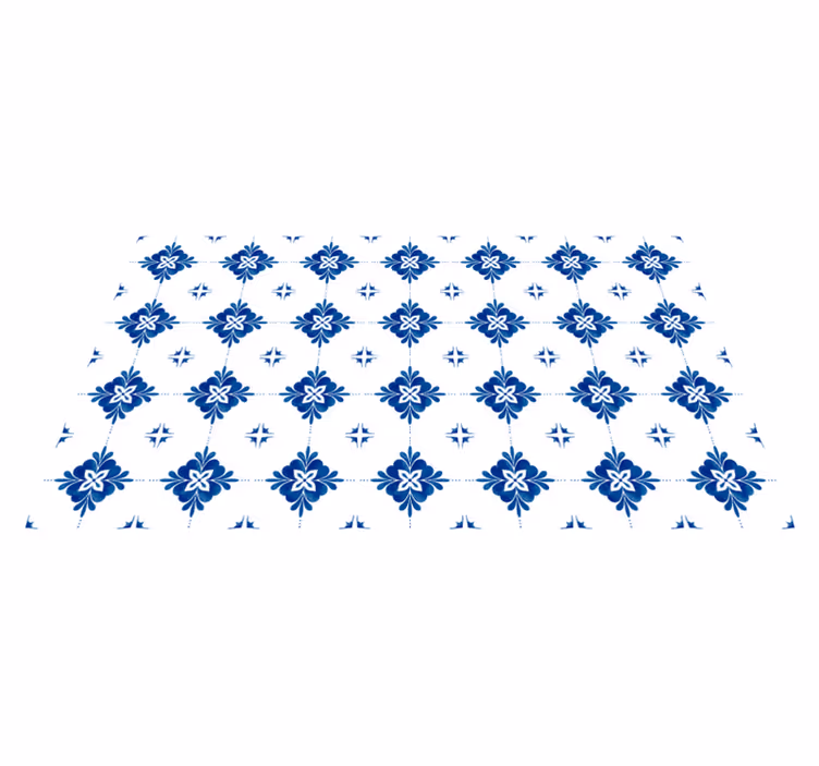 Illusztráció csempe texturált modern szőnyeg - TenStickers