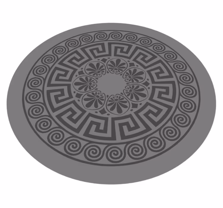 Mandala ihlette motívum vinil szőnyeg mandala - TenStickers