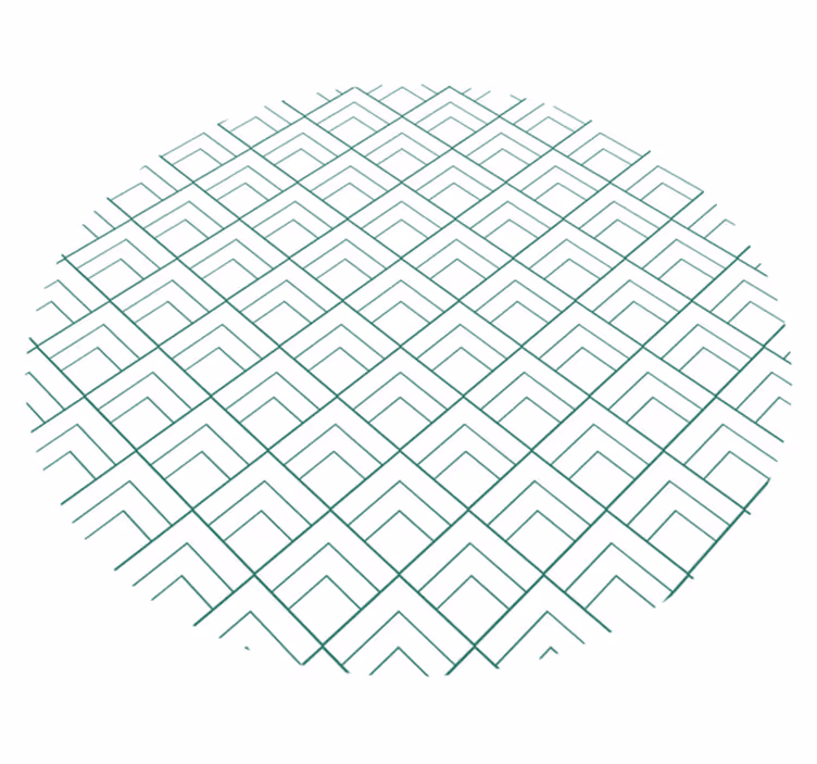 Geometriai vonalak átfedése vinil szőnyeg geometriai - TenStickers