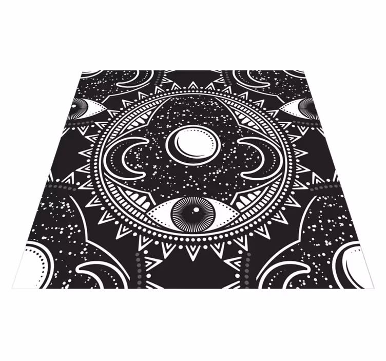égi mandala minta vinil szőnyeg mandala - TenStickers