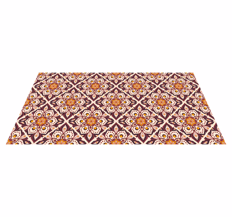 Vintage mandala mintás mandala vinyl szőnyeg - TenStickers