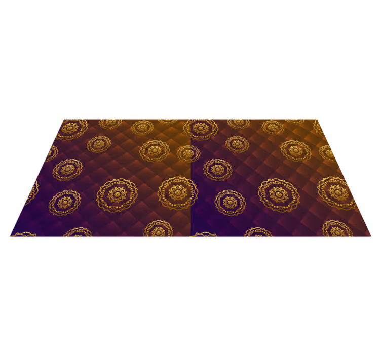Mandala motívum rátét vinil szőnyeg mandala - TenStickers