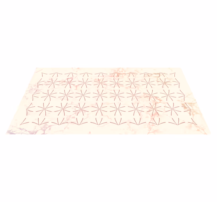 Geometriai csillag minta Vinil szőnyeg nappali - TenStickers