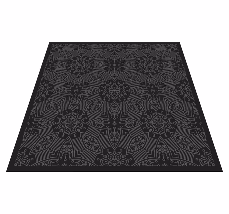 Bonyolult mandala minták vinil szőnyeg mandala - TenStickers