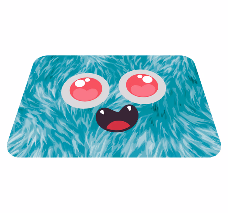 Aranyos anime szörny gyerek vinyl szőnyeg - TenStickers