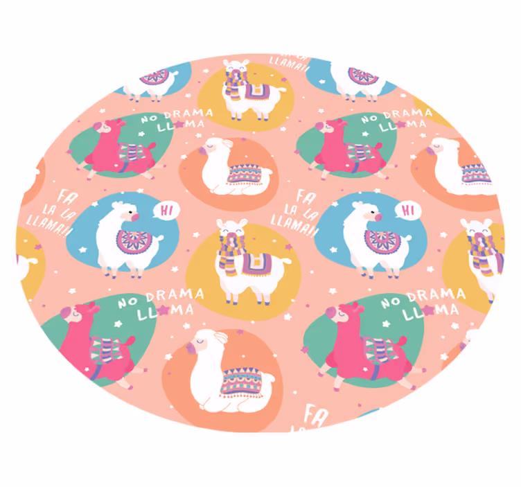 élénk lámakör vinil szőnyeg mások - TenStickers