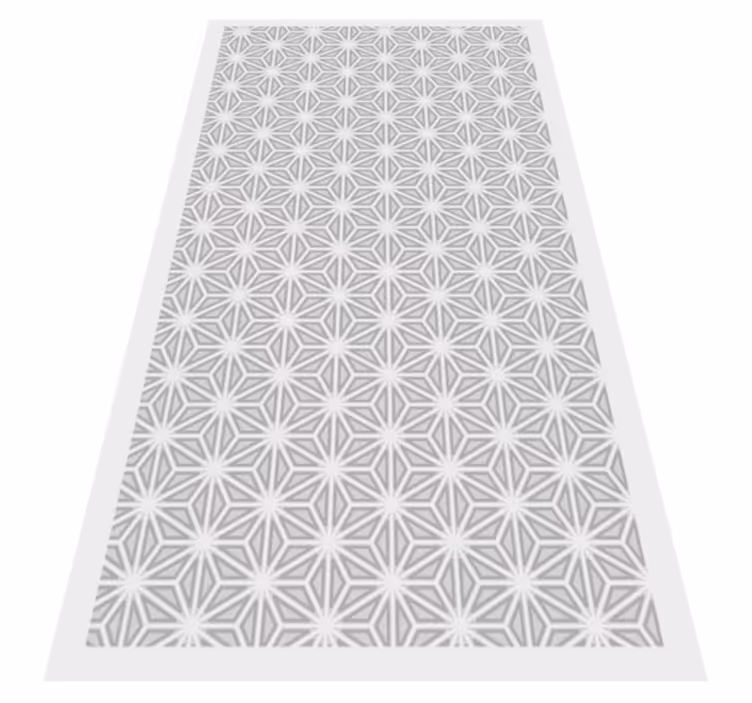 Geometrikus minta akcentussal vinil szőnyeg geometriai - TenStickers
