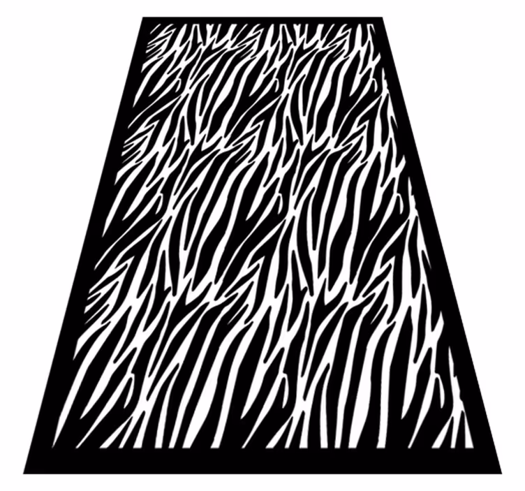 Zebra csík vinil szőnyeg állatnyomat - TenStickers