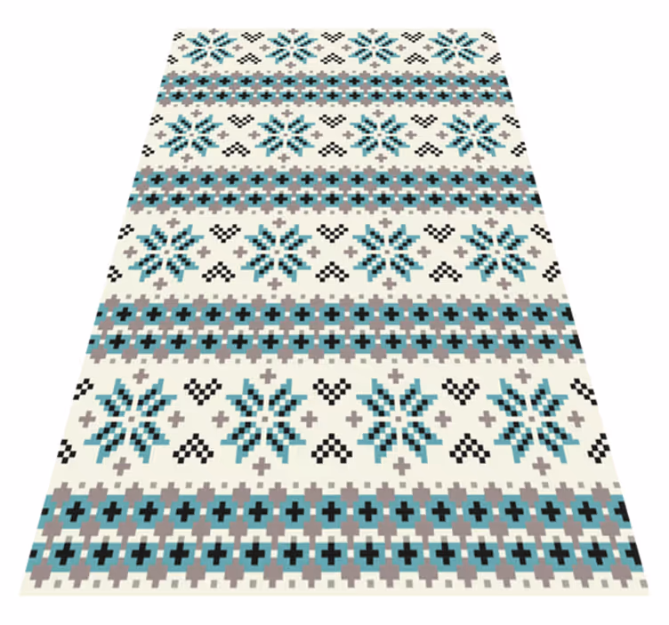 Nordic textúra design nordic szőnyeg - TenStickers
