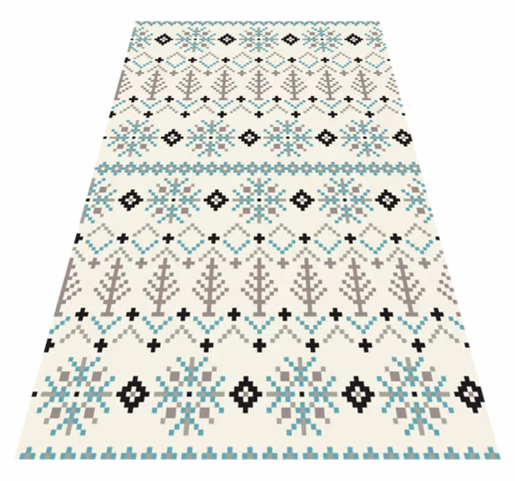 Hagyományos nordic design nordic szőnyeg - TenStickers