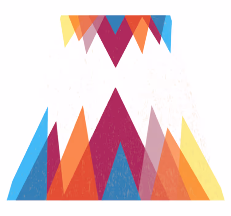 Színes nordic design nordic szőnyeg - TenStickers