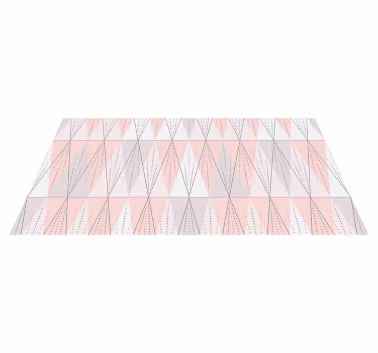 Geometriai linearitás vinil szőnyeg geometriai - TenStickers