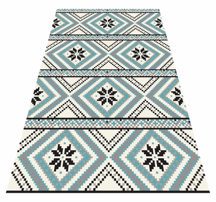 Geometriai alakzatok skandináv északi szőnyeg - TenStickers