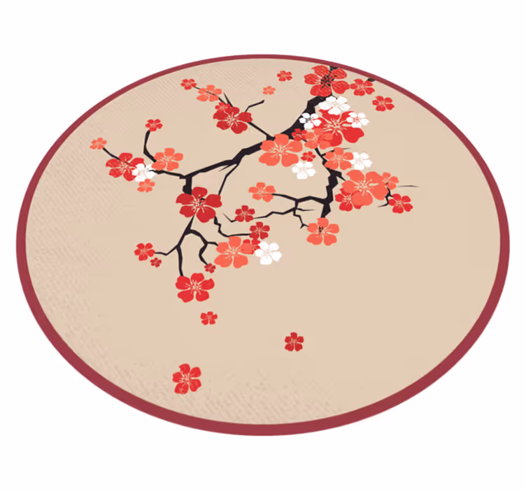 Koreai természet jellegű szőnyeg design - TenStickers