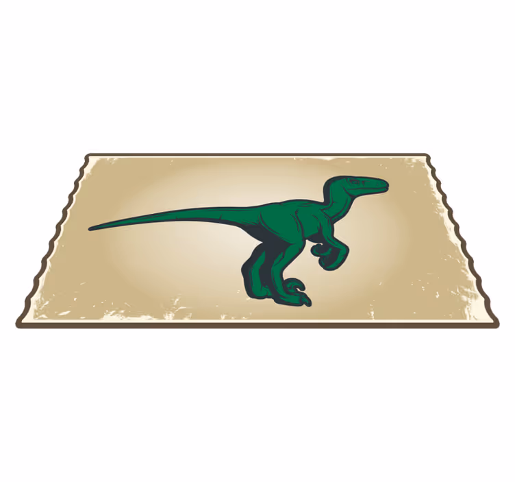 Rajzfilm raptor kabala dinoszaurusz állati szőnyeg - TenStickers