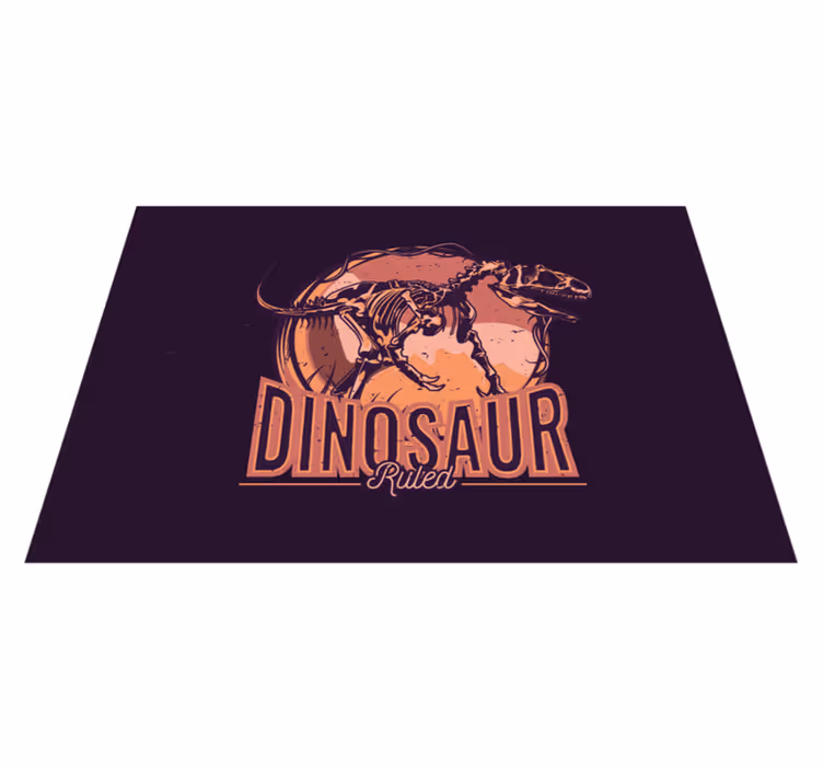 Dinoszaurusz grafikus kép vinil szőnyeg állat - TenStickers