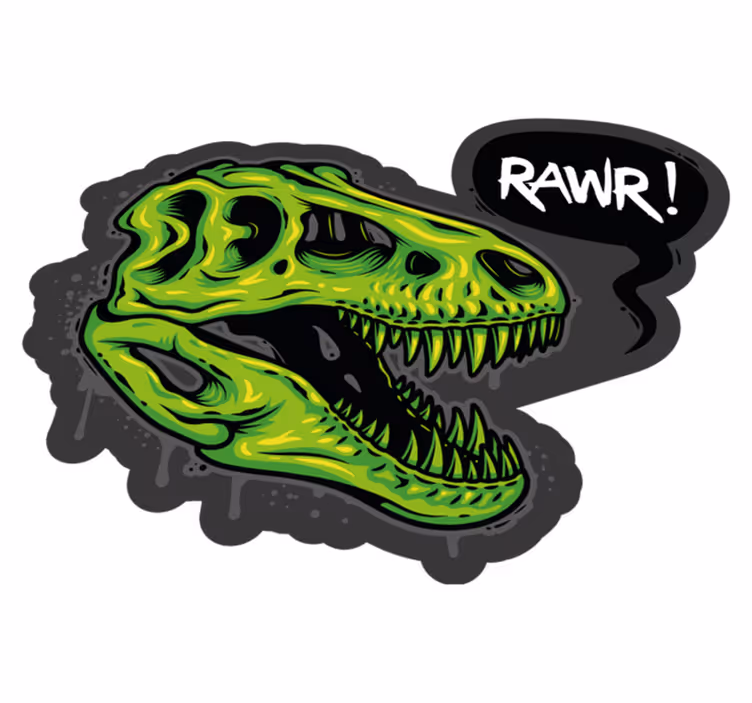 Dinoszaurusz grafika vinil szőnyeg állat - TenStickers